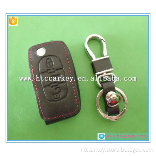 cheap wholesale leather key bag for citroen